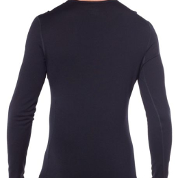 M 260 Tech Ls Crewe Black - Tee Shirt Ml | Icebreaker