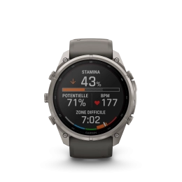 Fenix 9 Pro 51mm Solar Inreach Titane Pebble Grey - Gps | Garmin