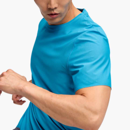 T-shirt Airolite 2.0 Blue - Tee Shirt Mc | Hoka