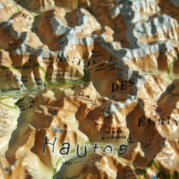 Le Massif Des Ecrins - Cartes | 3dmap
