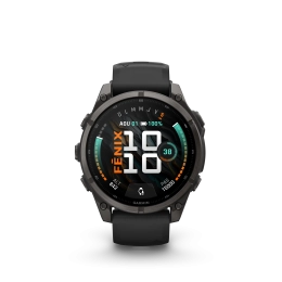 Fenix 9 47mm Titane Carbon Gray DLC /black Band - Gps | Garmin