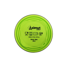 Gobelet Pliant 480 Ml Vert Lime - Assiette - Verre | Azimut Outdoor