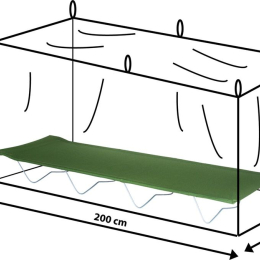 Moustiquaire Rectangulaire 1 Personne | Cao