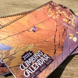 2026 Climbing Calendar With Daily Workout Tracker - Librairie