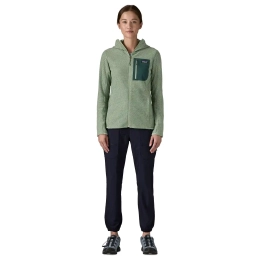 Veste Polaire A Capuche Femme R1 Air Ellwood Green | Patagonia