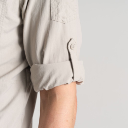 Chemise Nosilife Adventure Long Sleeved III Parchment | Craghoppers