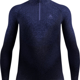 T-shirt 1/2 Zip Performance Warm Blackcomb Skipper Blue