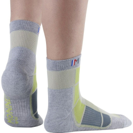 Chaussette Mid Air Gris Vert - Chaussettes | Monnet