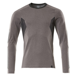 Tee-shirt Manches Longues Premium Gris - Travaux En Hauteur | Mascot