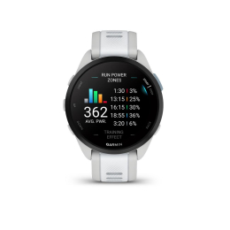 Forerunner 165 Music Mist Grey Whitestone - Gps | Garmin