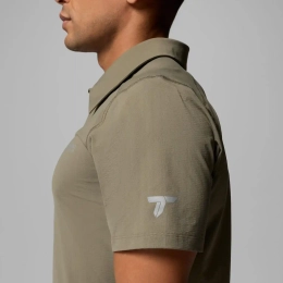 Polo Diamond Peak Pro Stone Green - Tee Shirt Mc | Columbia Sportswear