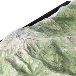 Carte En Relief Massif Du Canigou | Deniveles Editions