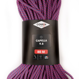 Capella 9,8mm X 80m  Ibiscus - Cordes A Simple | Cousin Trestec
