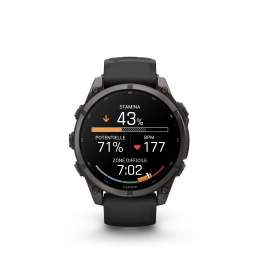 Fenix 9 47mm Titane Carbon Gray DLC /black Band - Gps | Garmin