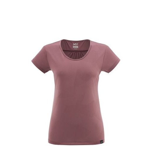 T-shirt Hiking Jacquard Femme Rose Brown