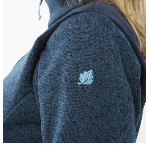 Polaire Cloudy Full Zip Femme Ink Blue