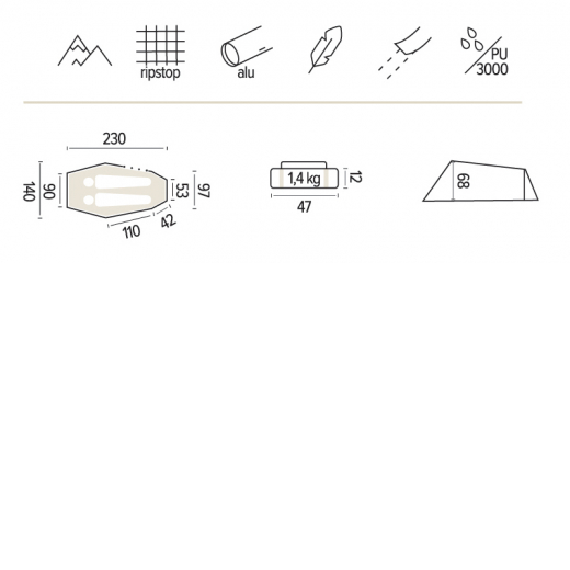 Tente Himalaya 4000