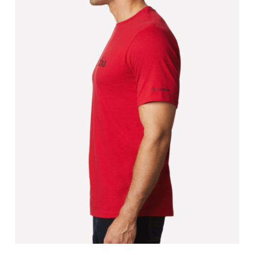 T-shirt Csc Basic Logo Short Sleeve Mountain Red