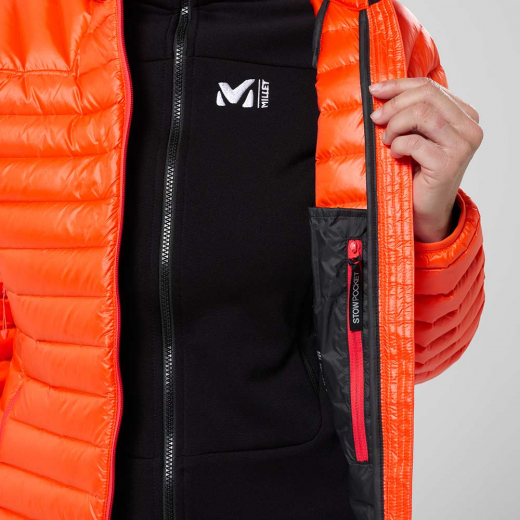 Doudoune A Capuche K Synth'x Femme Coral Chrome