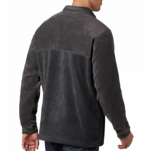 Polaire Steens Mountain Half Snap Charcoal Heather