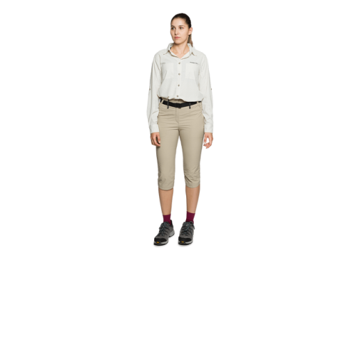 Pantacourt Femme Nzilo Plaza Taupe