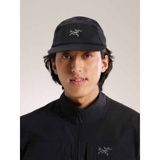 Casquette Gamma 5 Panel Black Artic Silk