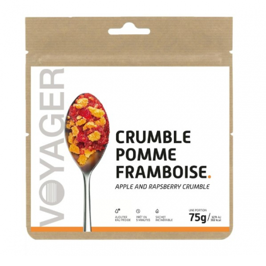 Crumble Pomme-framboises