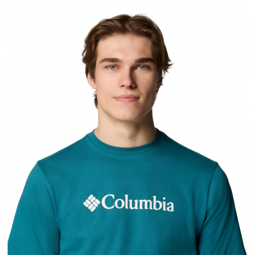 T-Shirt Csc Basic Logo River Blue