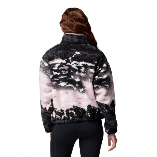 Polaire Femme Helvetia II Printed Cropped Shale Purple Sisters