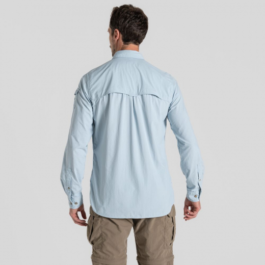 Nosilife Adventure Long Sleeved Shirt Iii Niagara Blue - Chemise