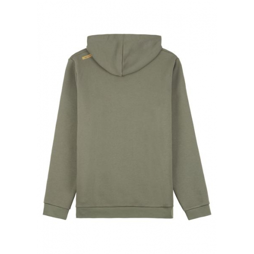 Sweat Basement Flock Hoodie Dusty Olive
