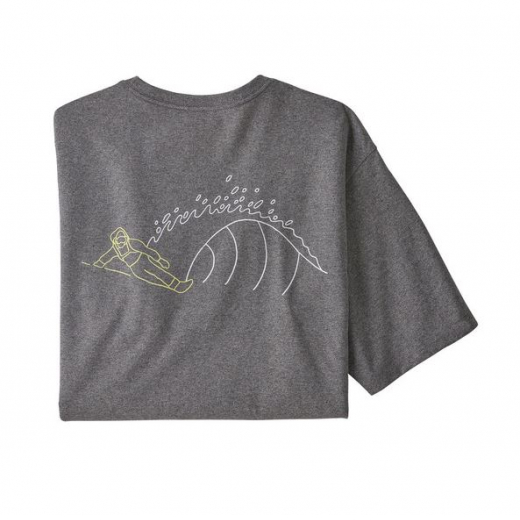 T-shirt Surf Snow Responsibili-tee Gravel Heather