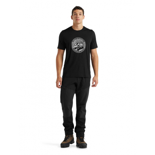 T-shirt Tech Lite Ii Move To Natural Mountain Black