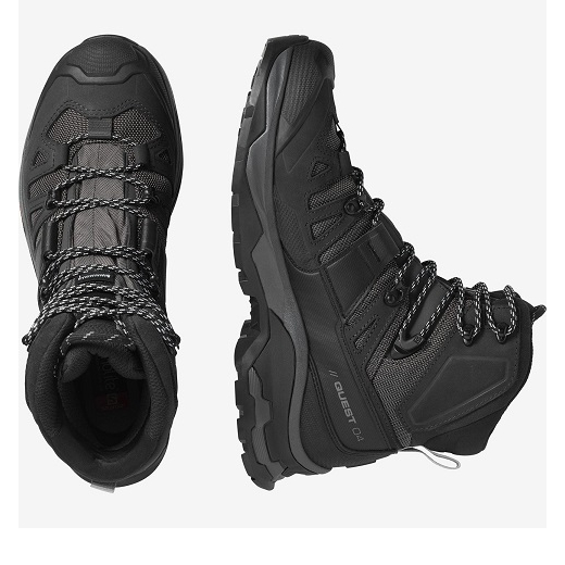 Salomon quest 4d black deals