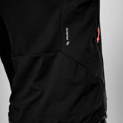 Veste Polaire Puez Waffle Hybrid Black