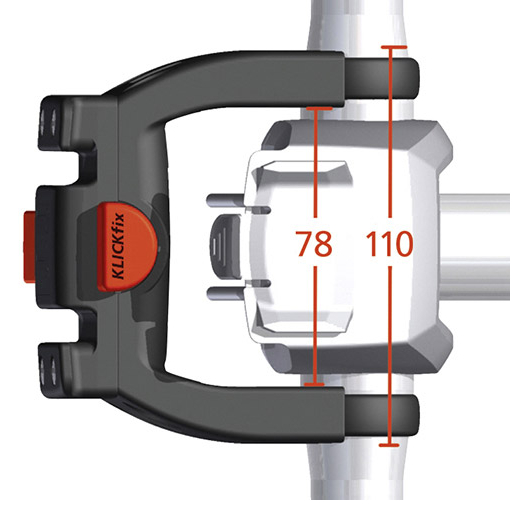 FIXATION DE PANIER SUPPORT GUIDON E-BIKE