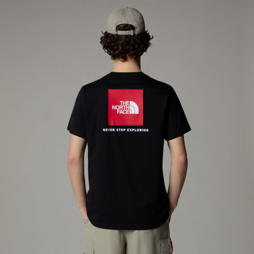M S/s Redbox T-shirt Tnf Black - Tee Shirt Mc | The North Face