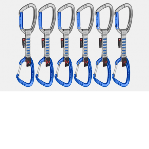 Crag Keylock Wire 10cm Indicator 6 Pack Quickdraws
