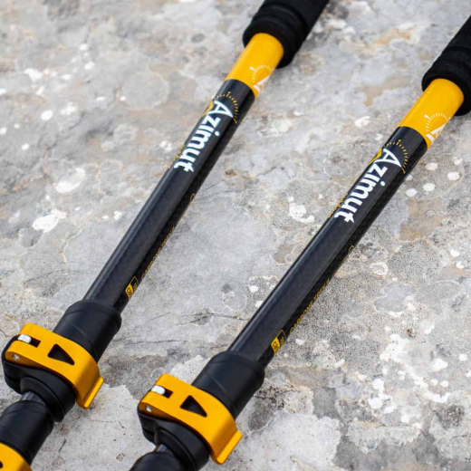 Carbone Trek 2 (Paire) Batons De Randonnée Trek Azimut Outdoor