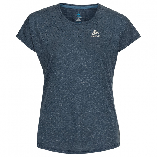 T-shirt Run Easy Linencool Crew Blue Wing Teal 