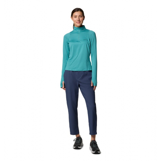 T-Shirt Femme Weekend Ascent Half Zip Teal