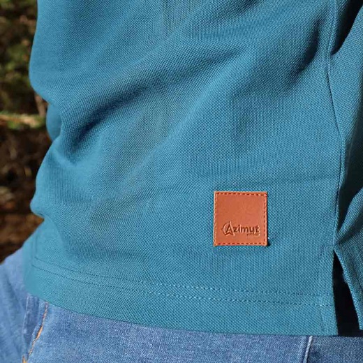 T-Shirt Lifestyle Polo Piqué Explore Blue