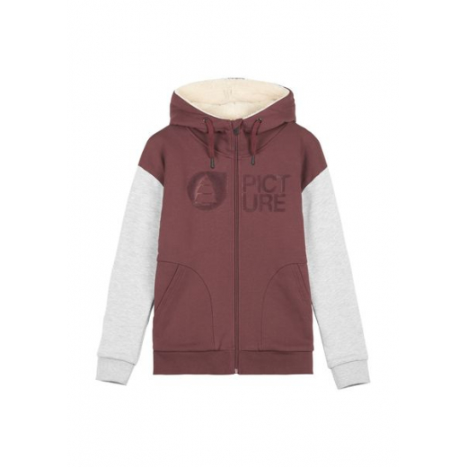 Sweat A Capuche Basement Plush Zip Femme Rum Raisin