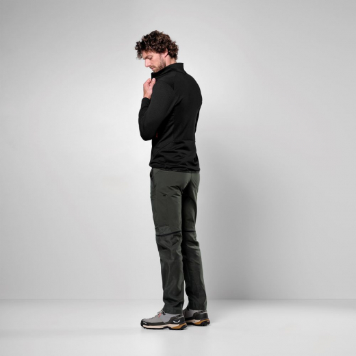 Veste Polaire Puez Waffle Hybrid Black