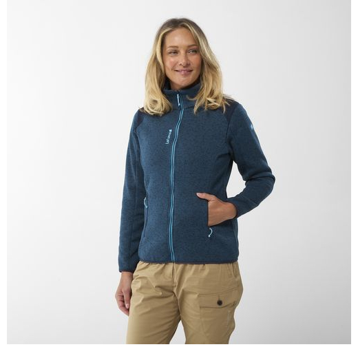 Polaire Cloudy Full Zip Femme Ink Blue