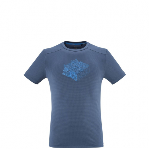 T-Shirt Kamet Map Navy Blue