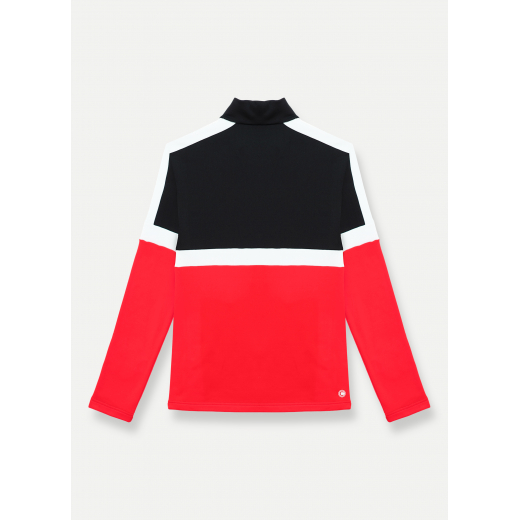 Polaire Full Zip Red Black White