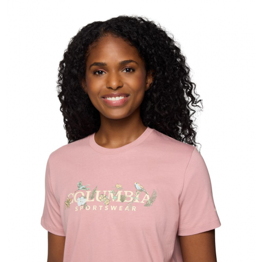 T-Shirt Femme Boundless Beauty Logo Eraser Pink
