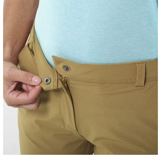 Pantalon Active Stretch Zip-off Femme Gold Umber