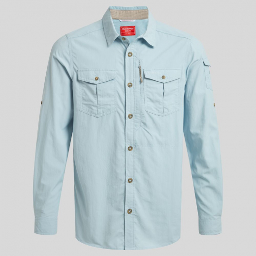 Nosilife Adventure Long Sleeved Shirt Iii Niagara Blue - Chemise